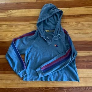 3 strip Aviator Nation hoodie size XL.